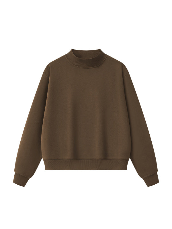 Custom Applique Name Mockneck Sweatshirt