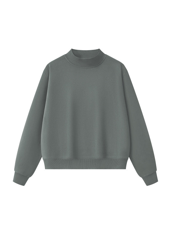 Custom Applique Name Mockneck Sweatshirt