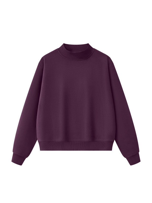 Custom Applique Name Mockneck Sweatshirt