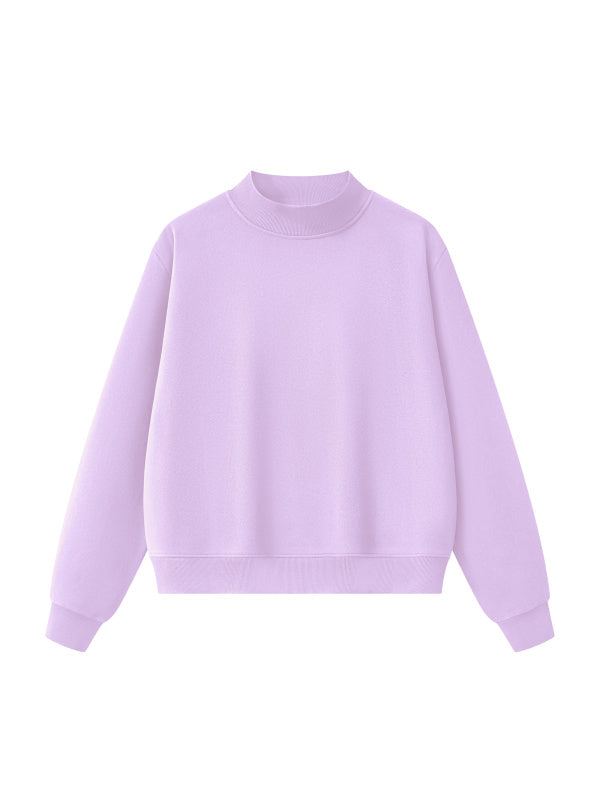Custom Applique Name Mockneck Sweatshirt