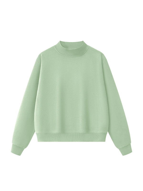 Custom Applique Name Mockneck Sweatshirt
