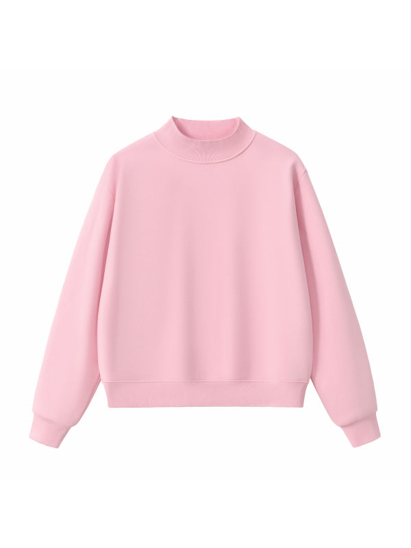 Custom Applique Name Mockneck Sweatshirt