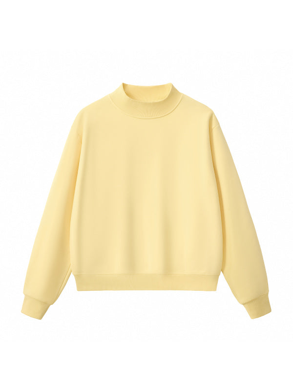 Custom Applique Name Mockneck Sweatshirt