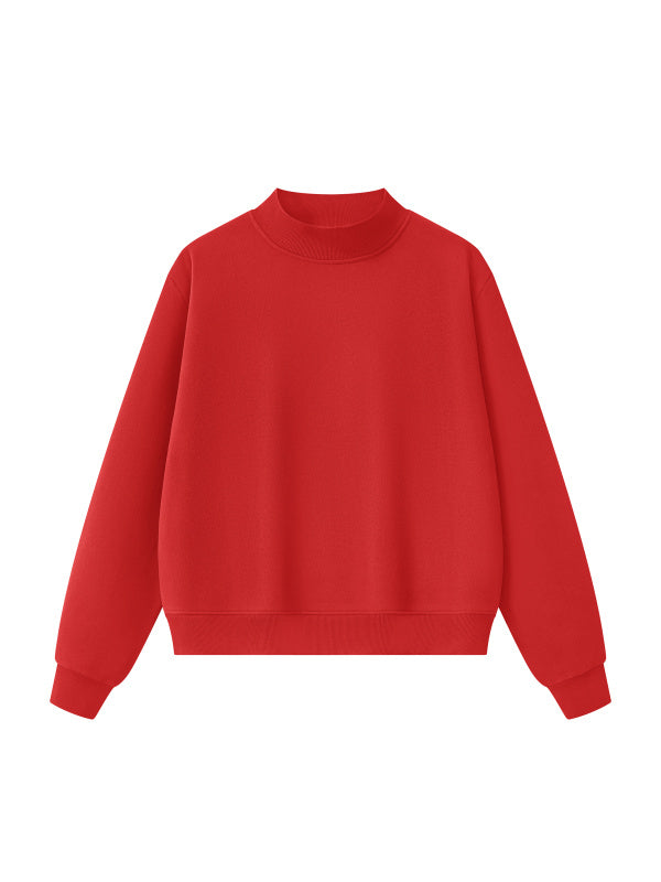 Custom Applique Name Mockneck Sweatshirt