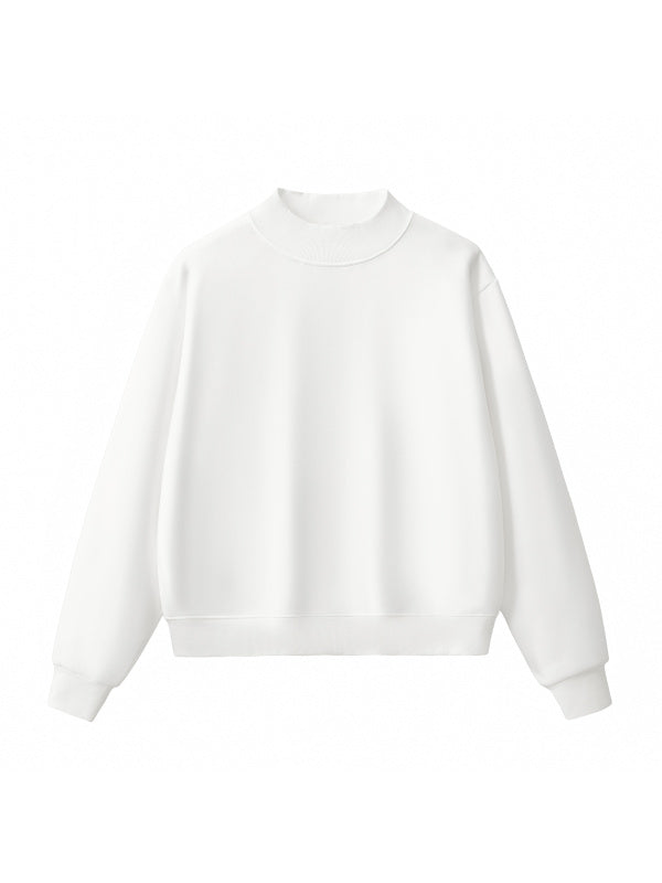 Custom Applique Name Mockneck Sweatshirt