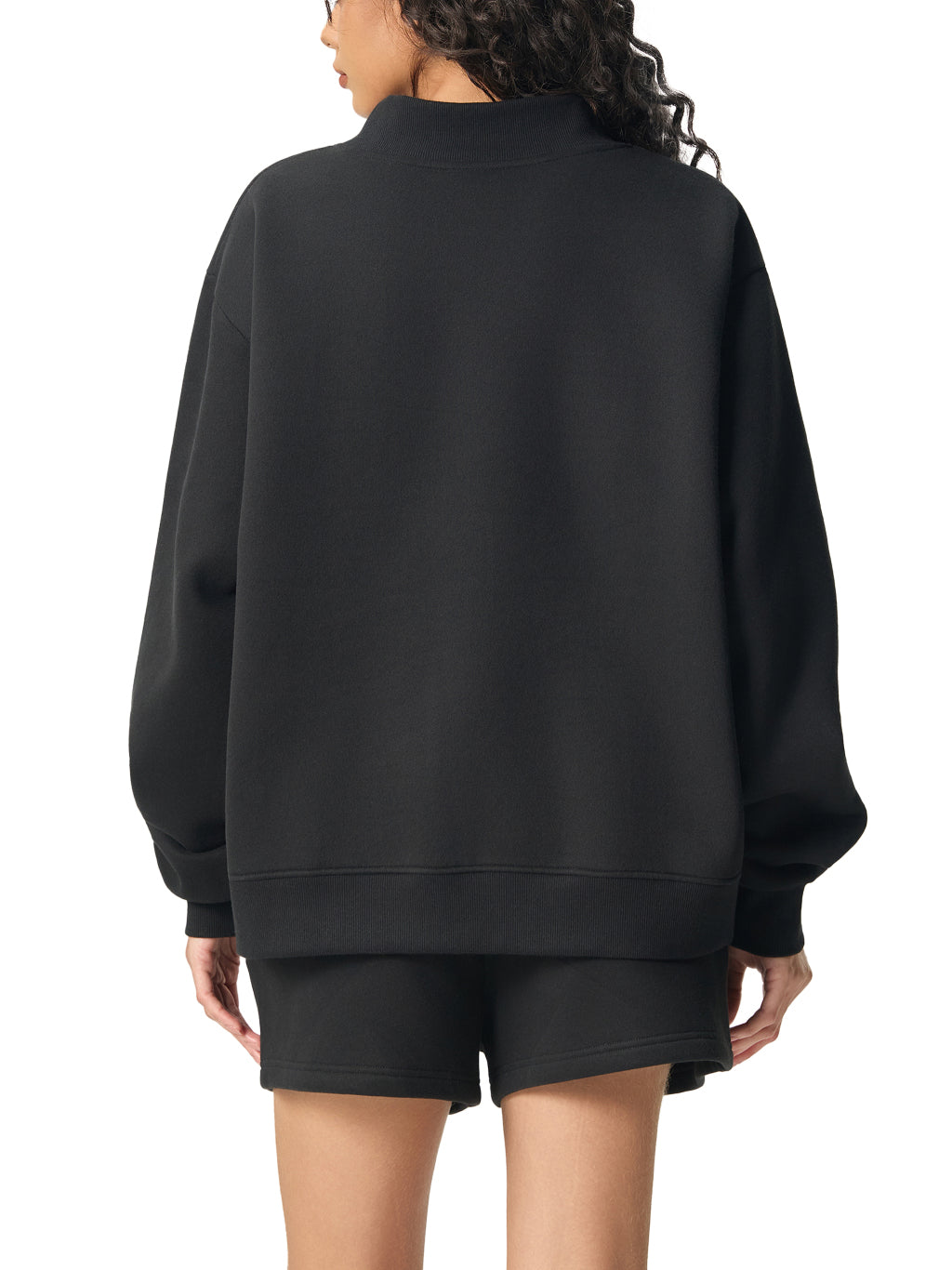 Custom Applique Name Mockneck Sweatshirt